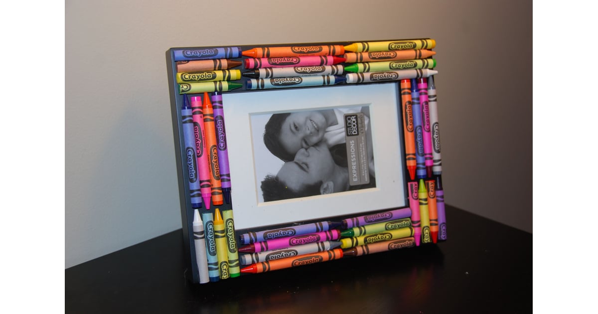 Crayon Picture Frame Creative and Easy Crafts With Crayons POPSUGAR