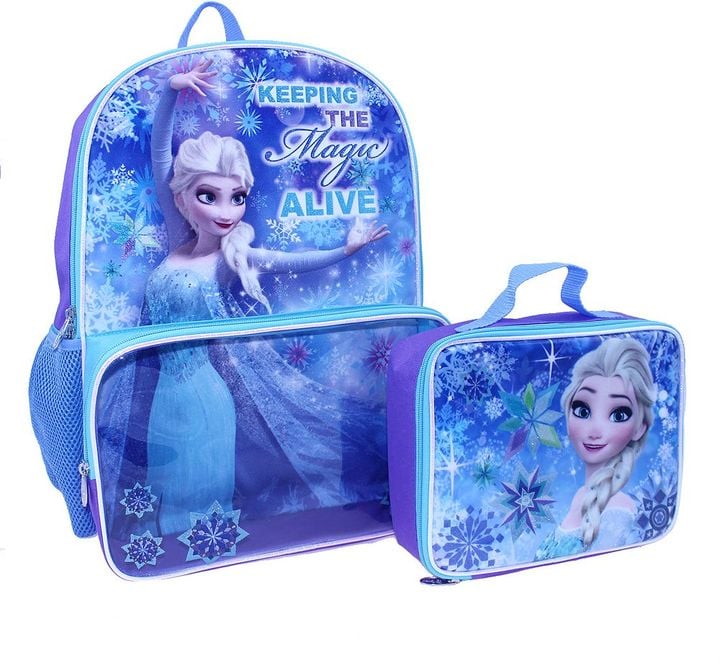 Disney Frozen Backpack & Lunch Bag Set