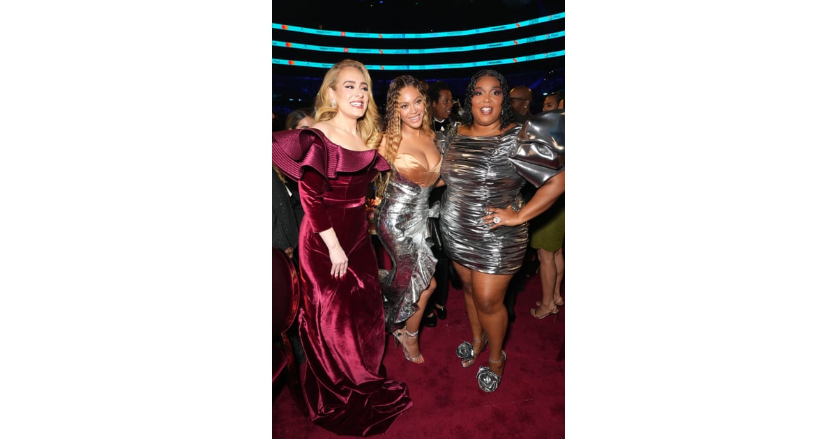 Adele, Beyoncé, and Lizzo at the 2023 Grammys Adele's Celebrity