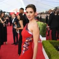 Alison Brie's Dress Is Sexy, but You Won't See Why Until She Turns
