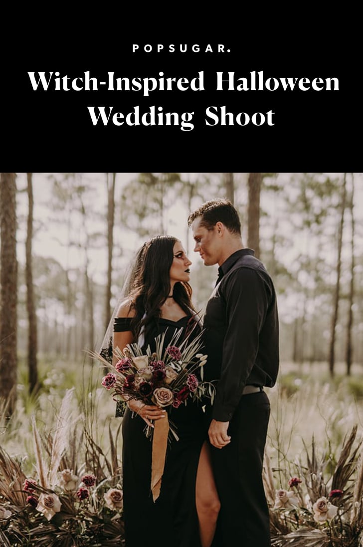 Witch-Inspired Halloween Wedding Shoot​