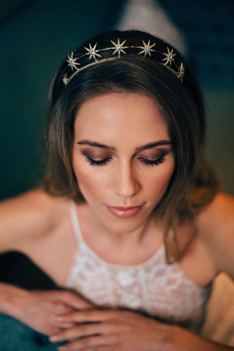 Headpiece / tiara with blusher veil?