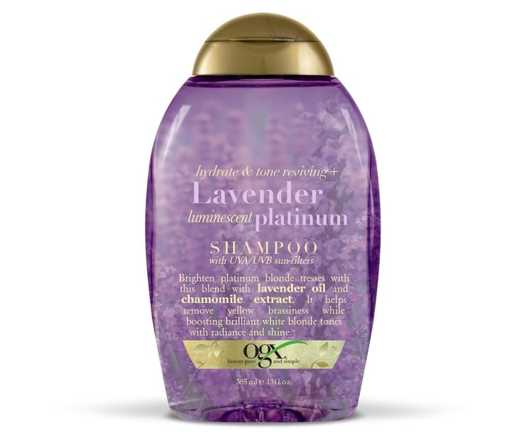 OGX Hydrate & Tone Reviving & Lavender Luminescent Platinum Shampoo 6