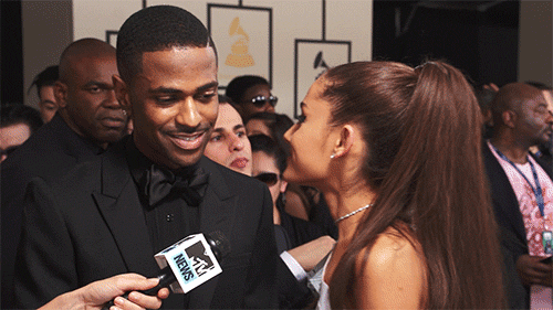 Big Sean and Ariana Grande Whipped Out Their Too-Cute PDA