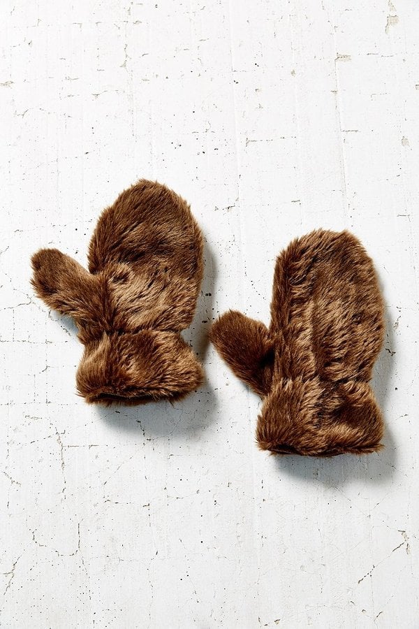 Urban Outfitters Faux Fur Mitten ($34)