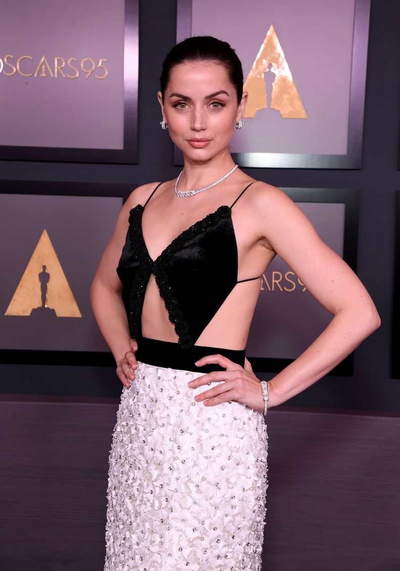 LOS ANGELES, CALIFORNIA - NOVEMBER 19: Ana de Armas attends the Academy of Motion Picture Arts and Sciences 13th Governors Awards at Fairmont Century Plaza on November 19, 2022 in Los Angeles, California. (Photo by Jon Kopaloff/Getty Images)