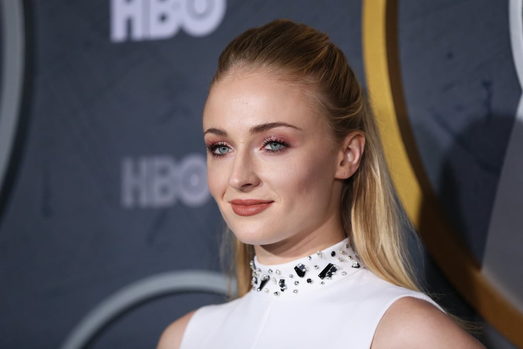 Sophie Turner Stuns at an Emmys Afterparty in A White Dress