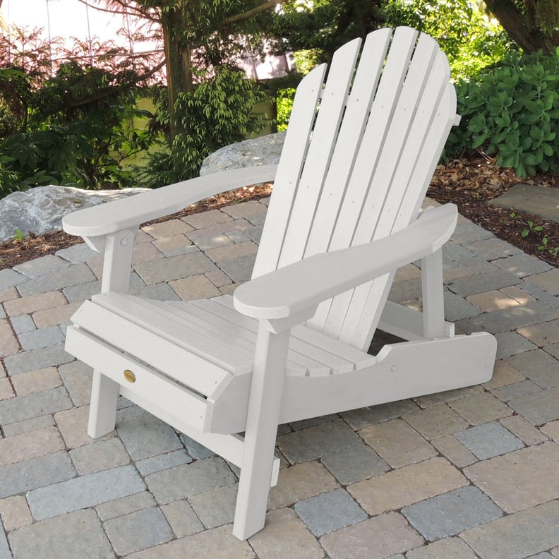 Milford White Collapsible & Reclining Adirondack Chair