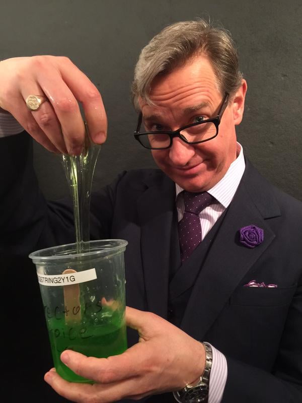 Feig teased the infamous slime the day before shooting on the reboot began.