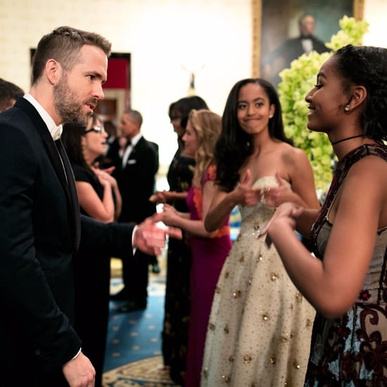 Sasha Obama Talking to Ryan Reynolds at State Dinner 2016