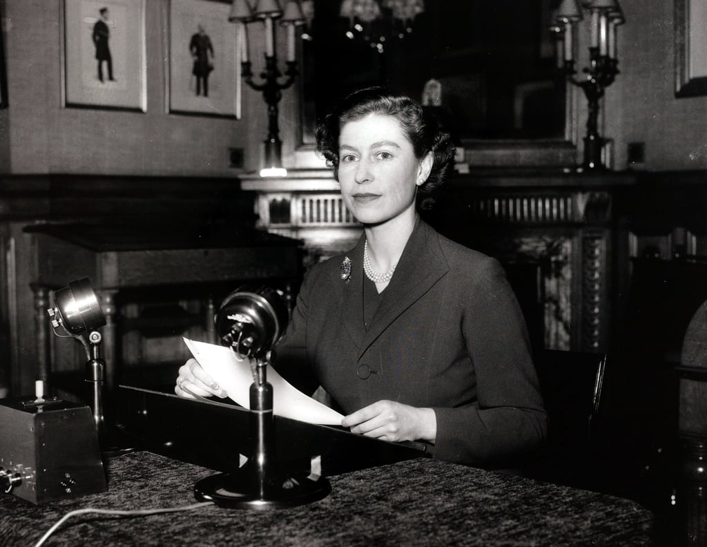 In 1952, Queen Elizabeth II made her first Christmas broadcast from her Sandringham holiday residence.
