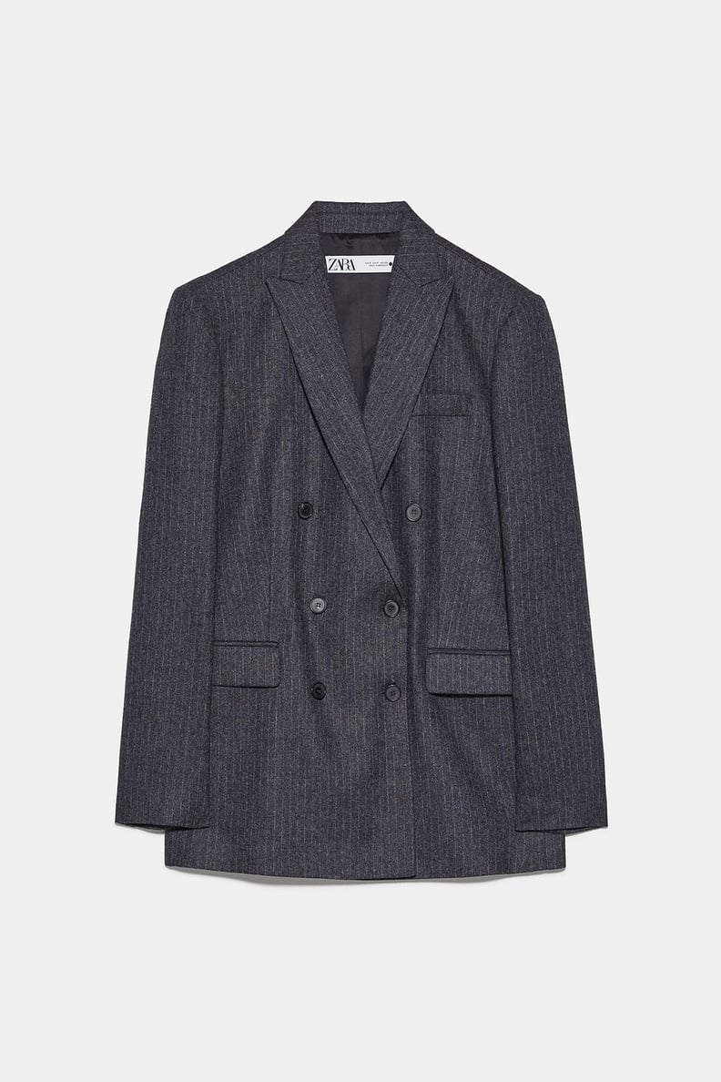 Zara Pinstripe Blazer