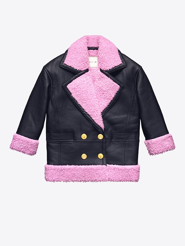 Pile-lined Leather Jacket ($399)