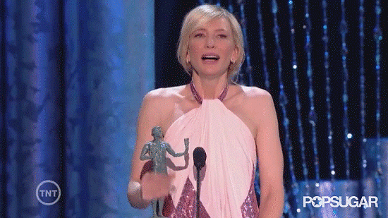 20. Cate Blanchett Gets Frisky With Her SAG Award
