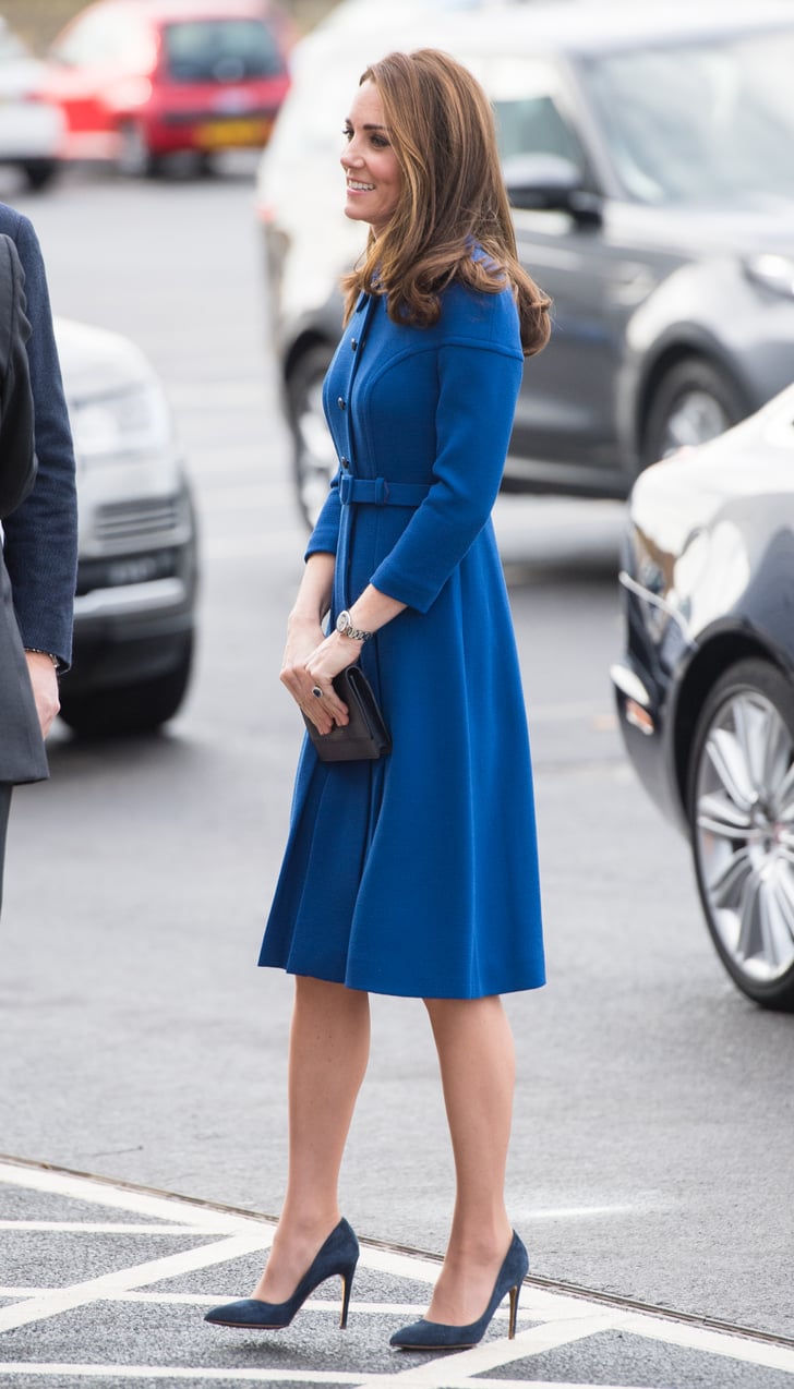 Kate Middleton Blue Eponine Dress November 2018 | POPSUGAR Fashion Photo 11