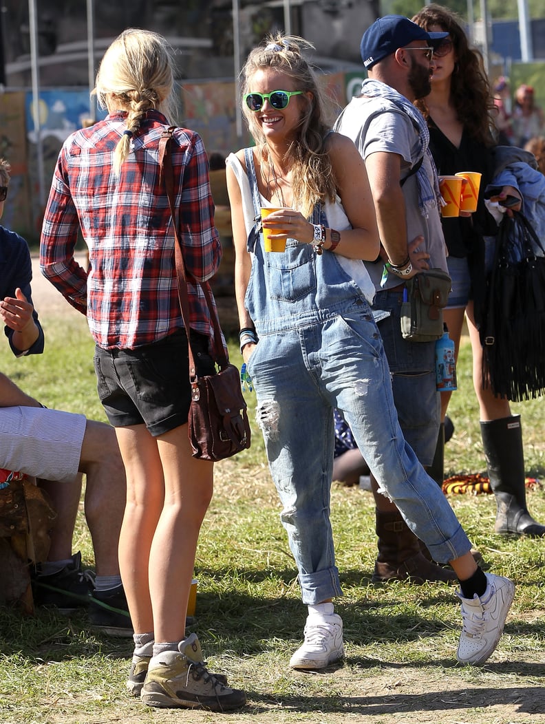 Cressida Bonas at the 2013 Glastonbury Festival