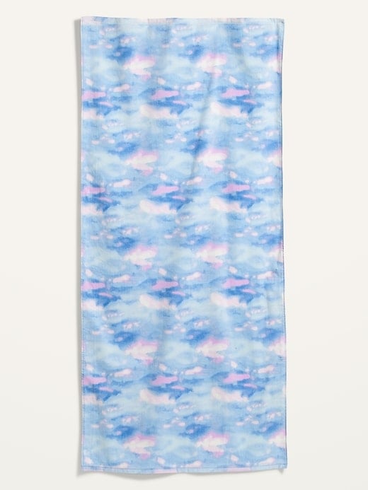 Old Navy Printed Loop-Terry Beach Towel