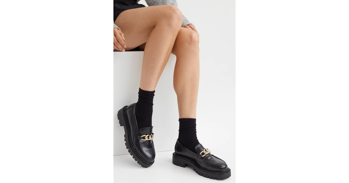 A Seasonal Shoe H M Chunky Loafers H M Just Debuted Dozens of