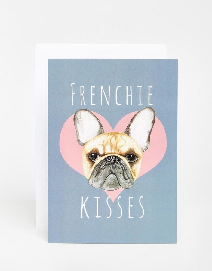 Jolly Awesome Frenchie Kisses Card ($5)