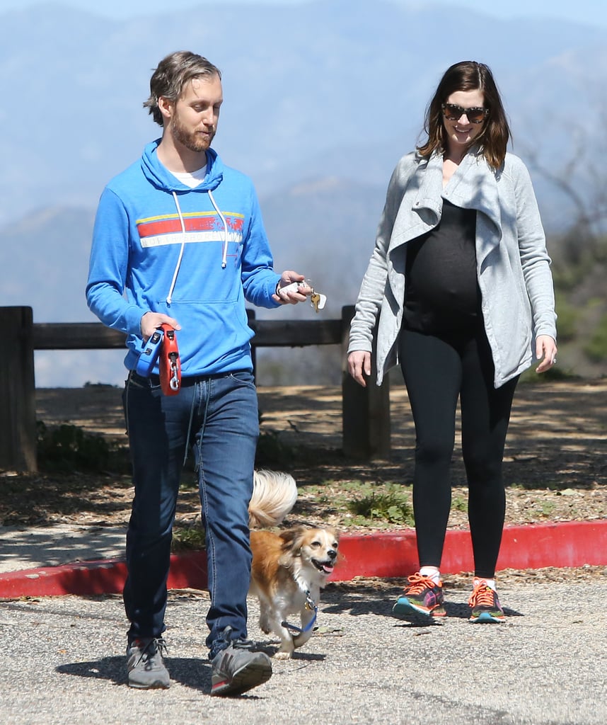 Anne Hathaway and Adam Shulman Out in LA March 2016