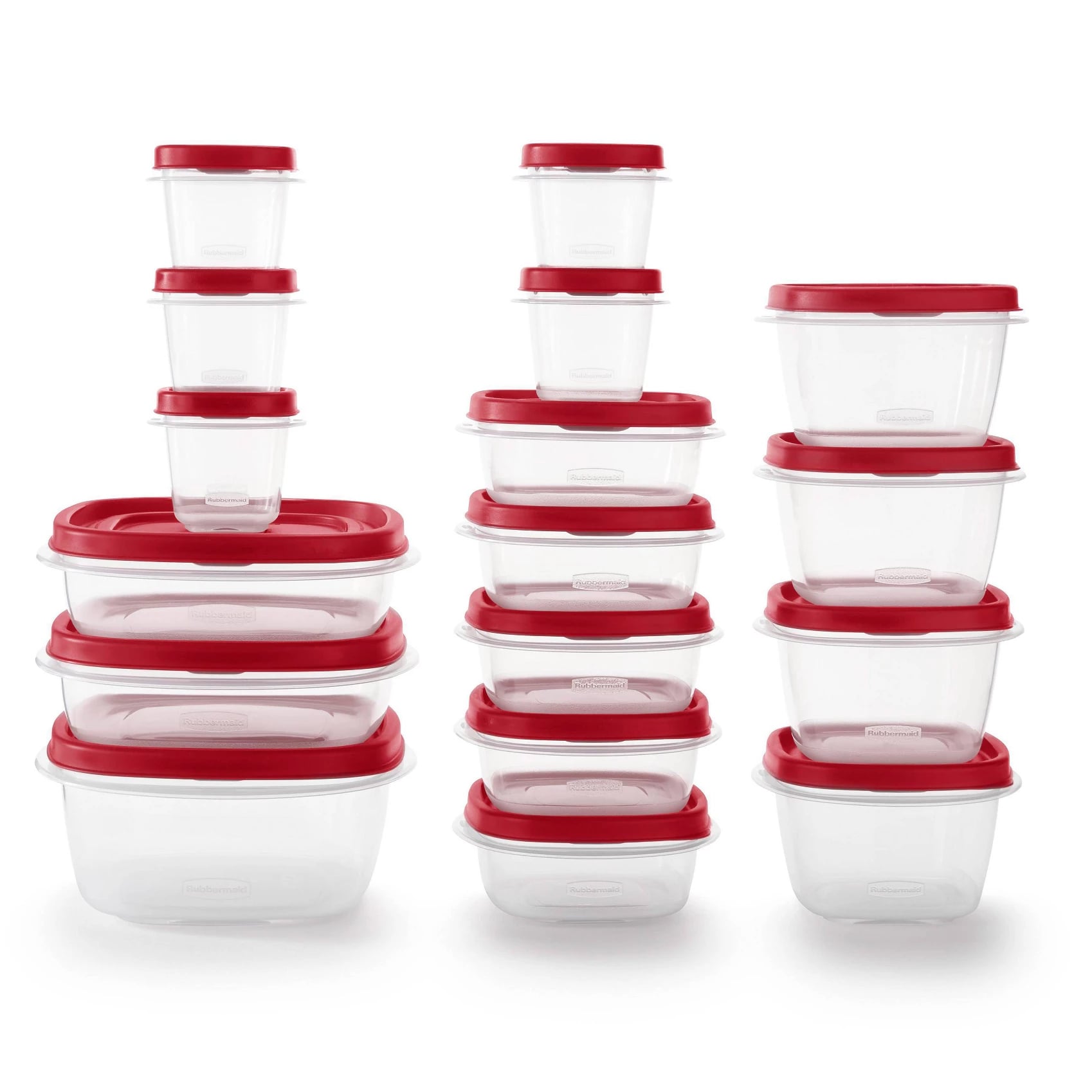 Rubbermaid 34pc Plastic Food Storage Container Set I M