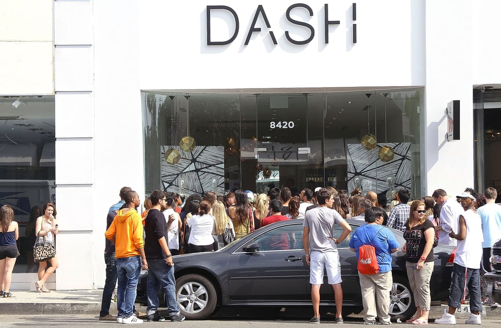 The Kardashians opened their Dash boutique in LA in 2012.