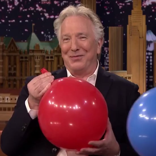 Alan Rickman Has Helium on The Tonight Show | Video