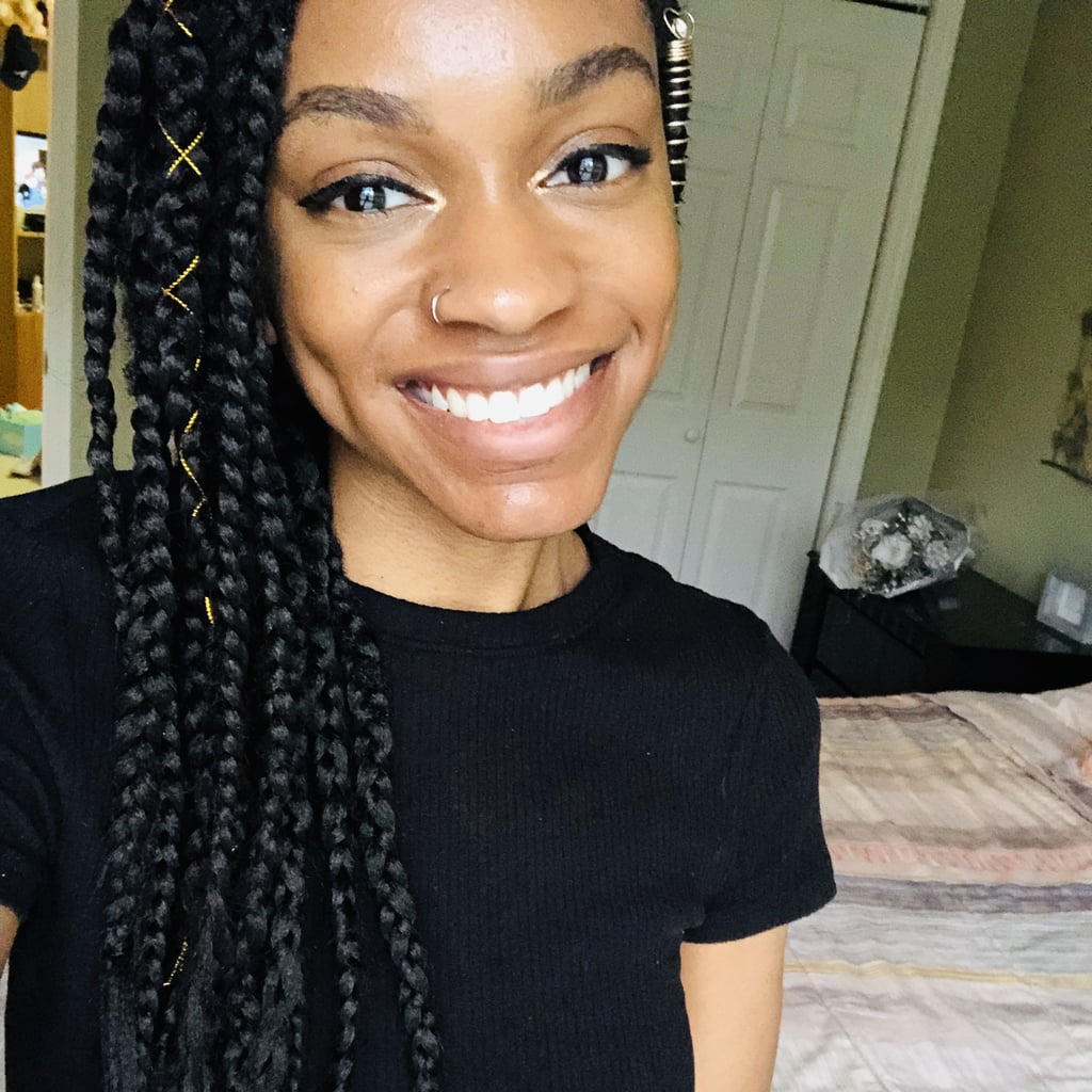 I Did a Box Braids Hairstyle at Home: Editor Experiment | POPSUGAR ...