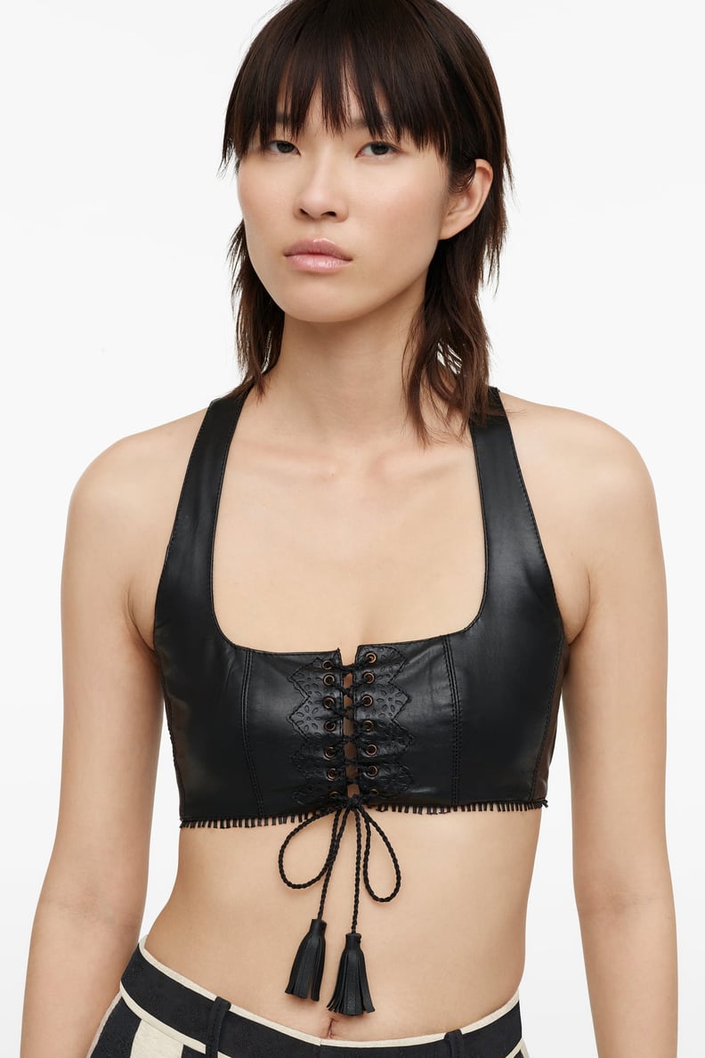 A Sexy Bralette: Zara Leather Bralette Limited Edition