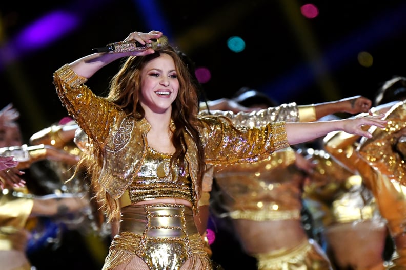 MIAMI, FLORIDA - FEBRUARY 02: Shakira performs onstage during the Pepsi Super Bowl LIV Halftime Show at Hard Rock Stadium on February 02, 2020 in Miami, Florida. (Photo by Jeff Kravitz/FilmMagic)