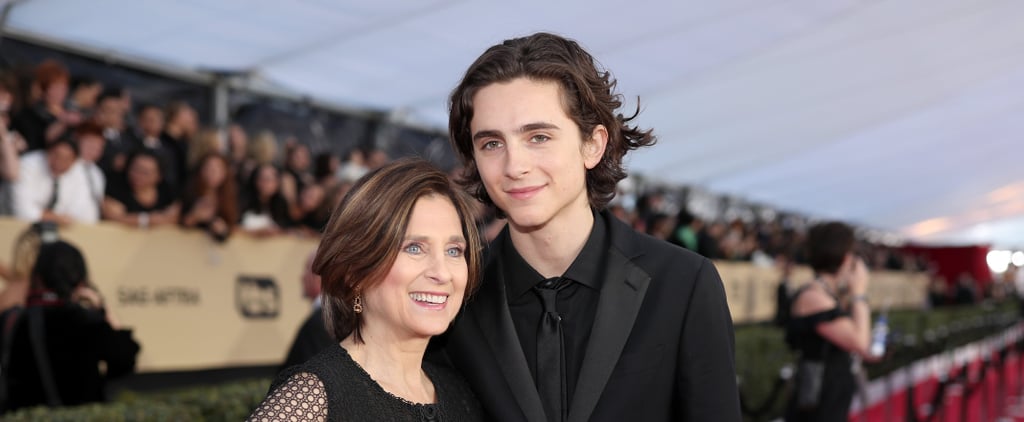 Timothee Chalamet at the 2018 SAG Awards