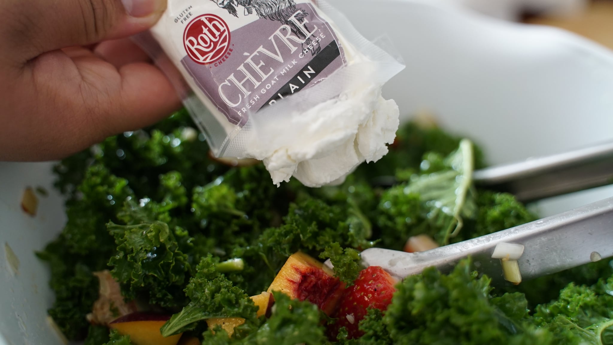 TikTok Chicken Kale Summer Salad Recipe With Photos POPSUGAR Food