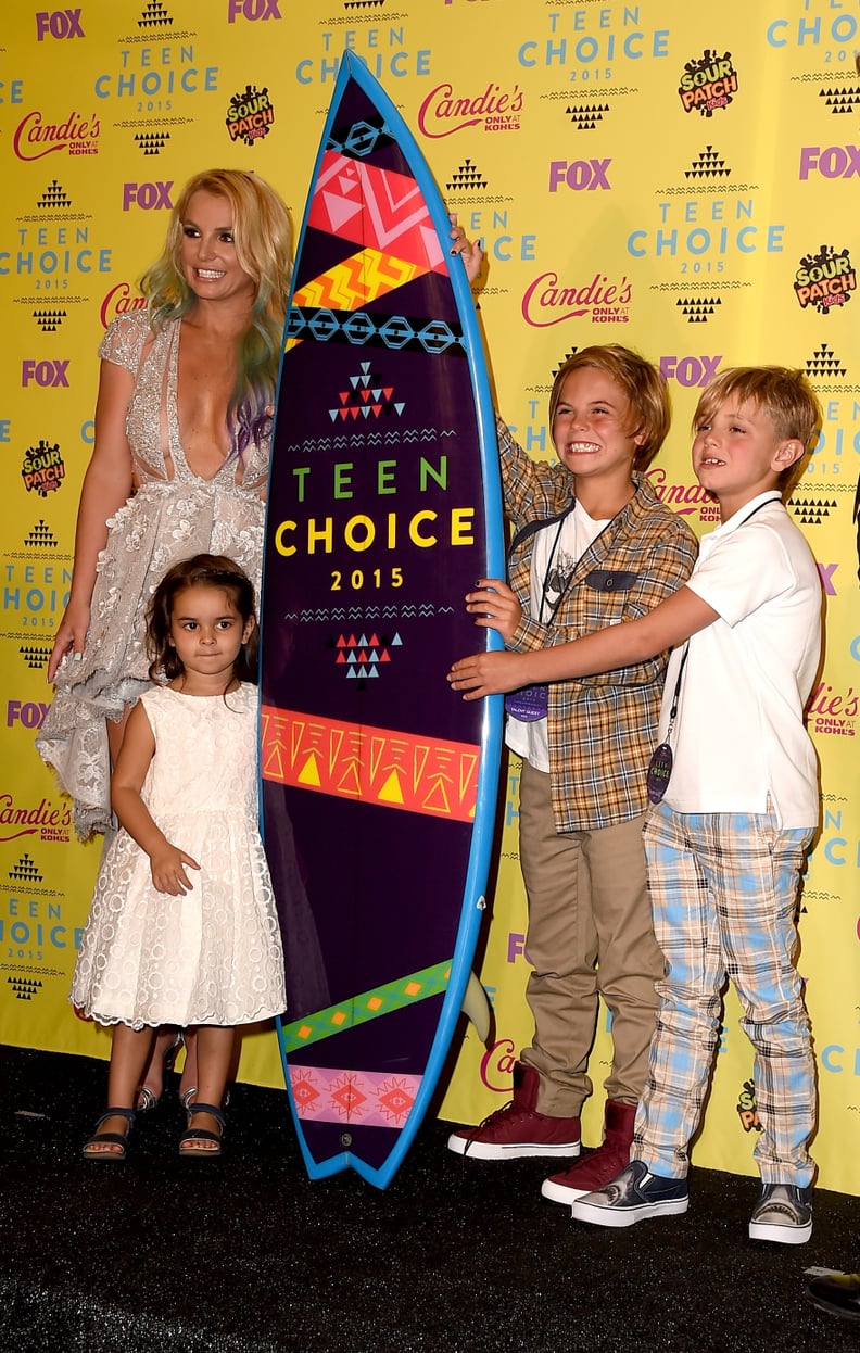 Britney Spears With Her Sons, Sean Preston and Jayden James, and Niece Lexie