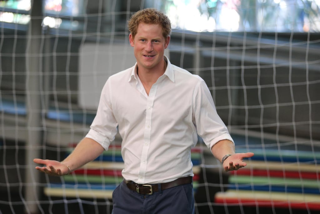 Prince Harry at the World Cup in Brazil