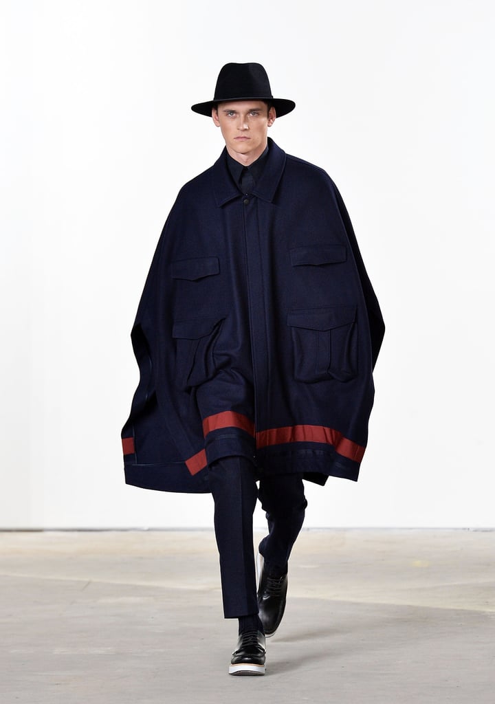 This Carlos Campos Poncho Look, Complete With a Wide-Brim Hat