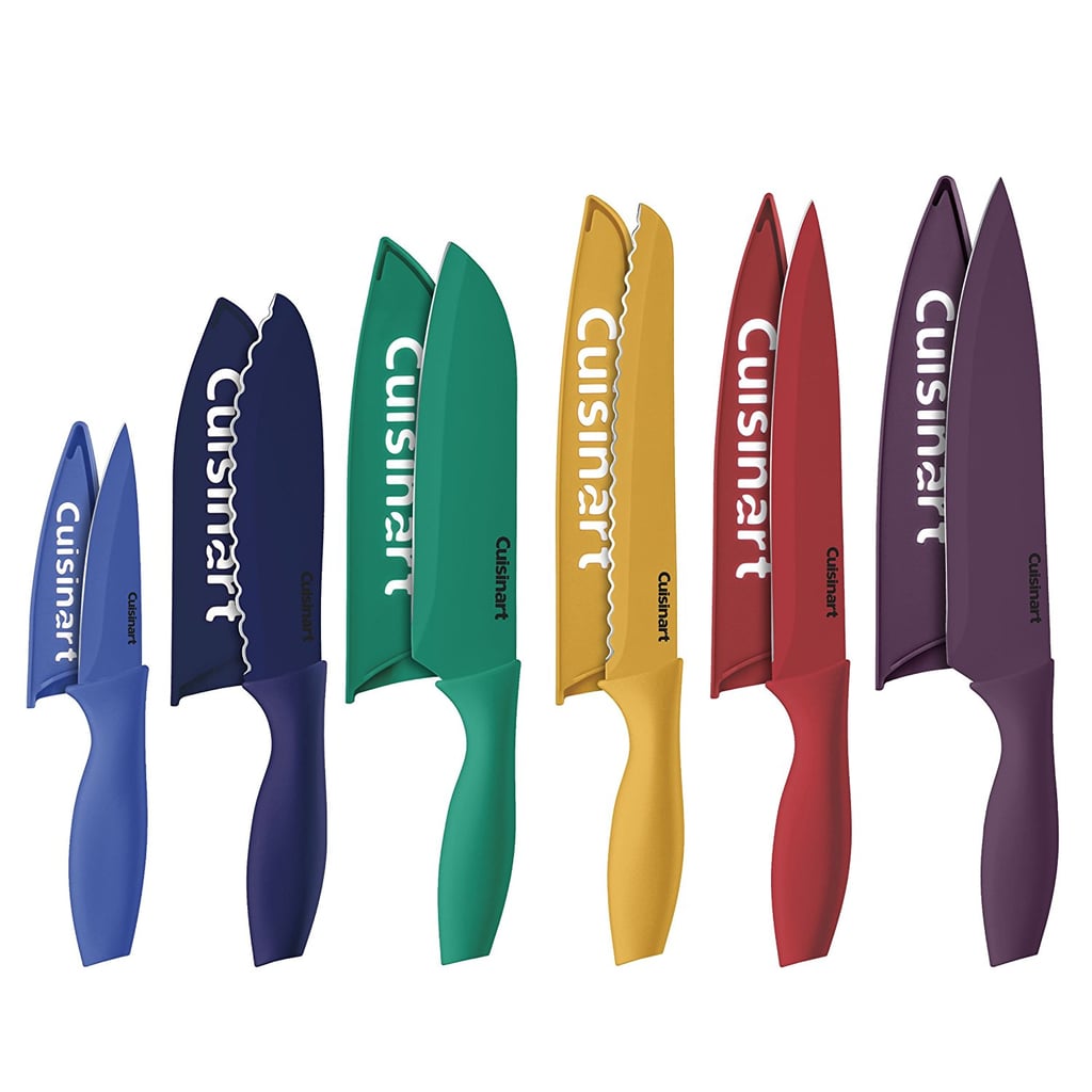 Cuisinart 12 Piece Colour Knife Set with Blade Guards