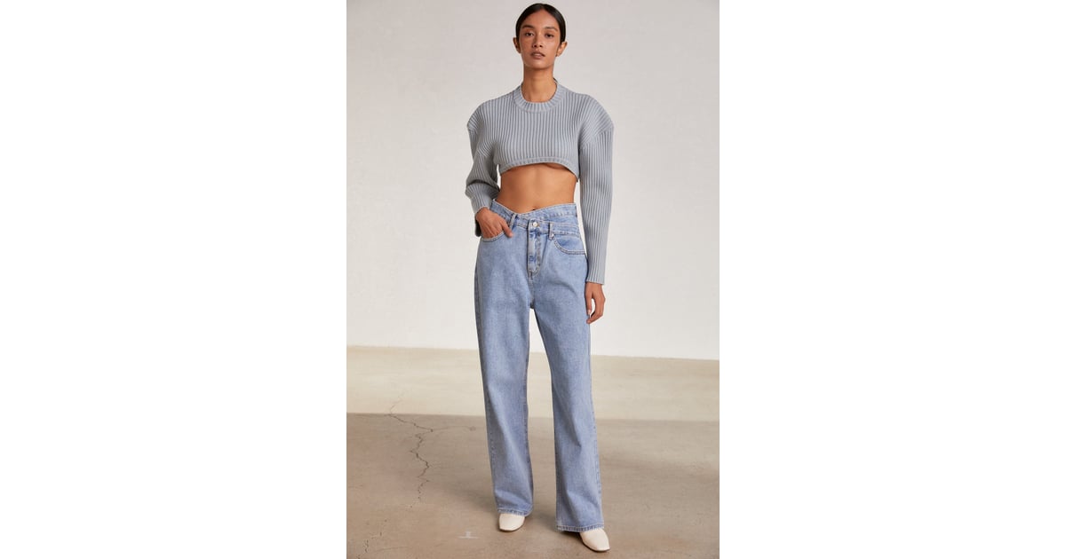 Criss Cross Waist Jeans Source Unknown Is A New Brand That Should Be On Your Radar Popsugar