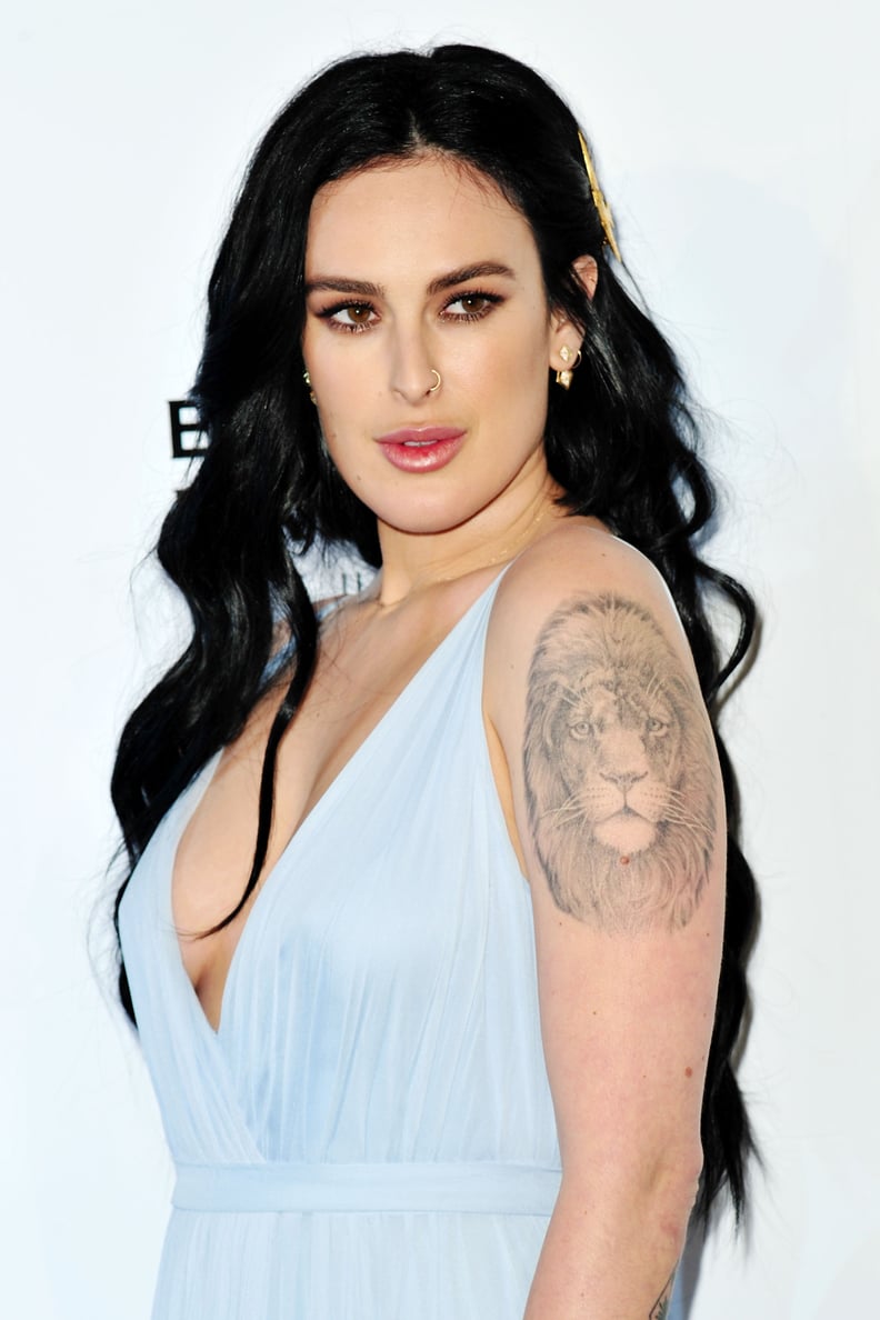 Rumer Willis's Lion Shoulder Tattoo