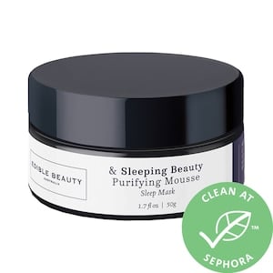 Edible Beauty & Sleeping Beauty Purifying Mousse - Pink Clay Sleep Mask