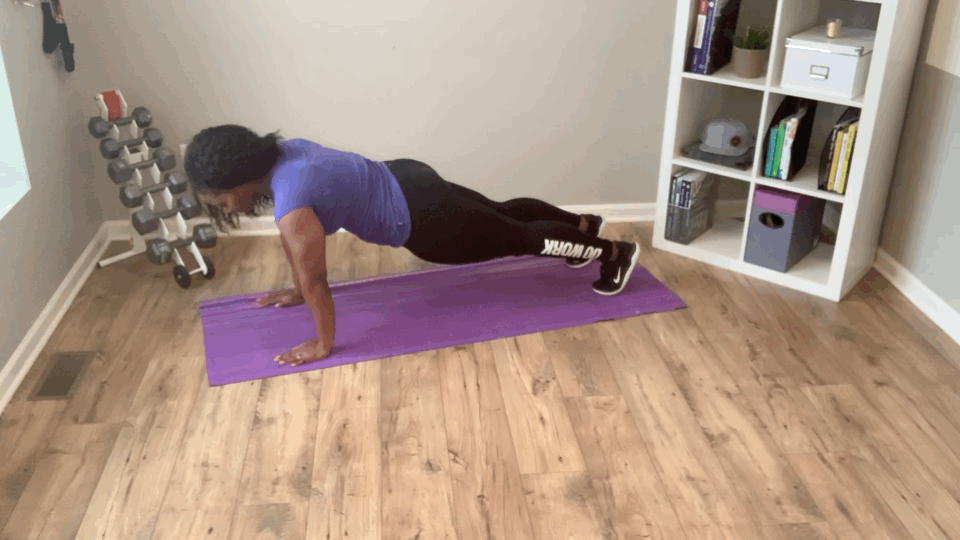 Dynamic Plank With Chest Opener