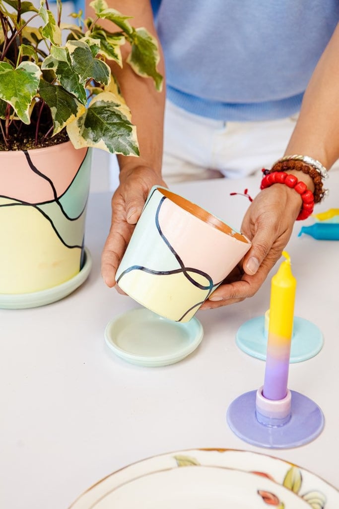 Prabal Gurung Creator Collab Minimal Pastel Plant Pot