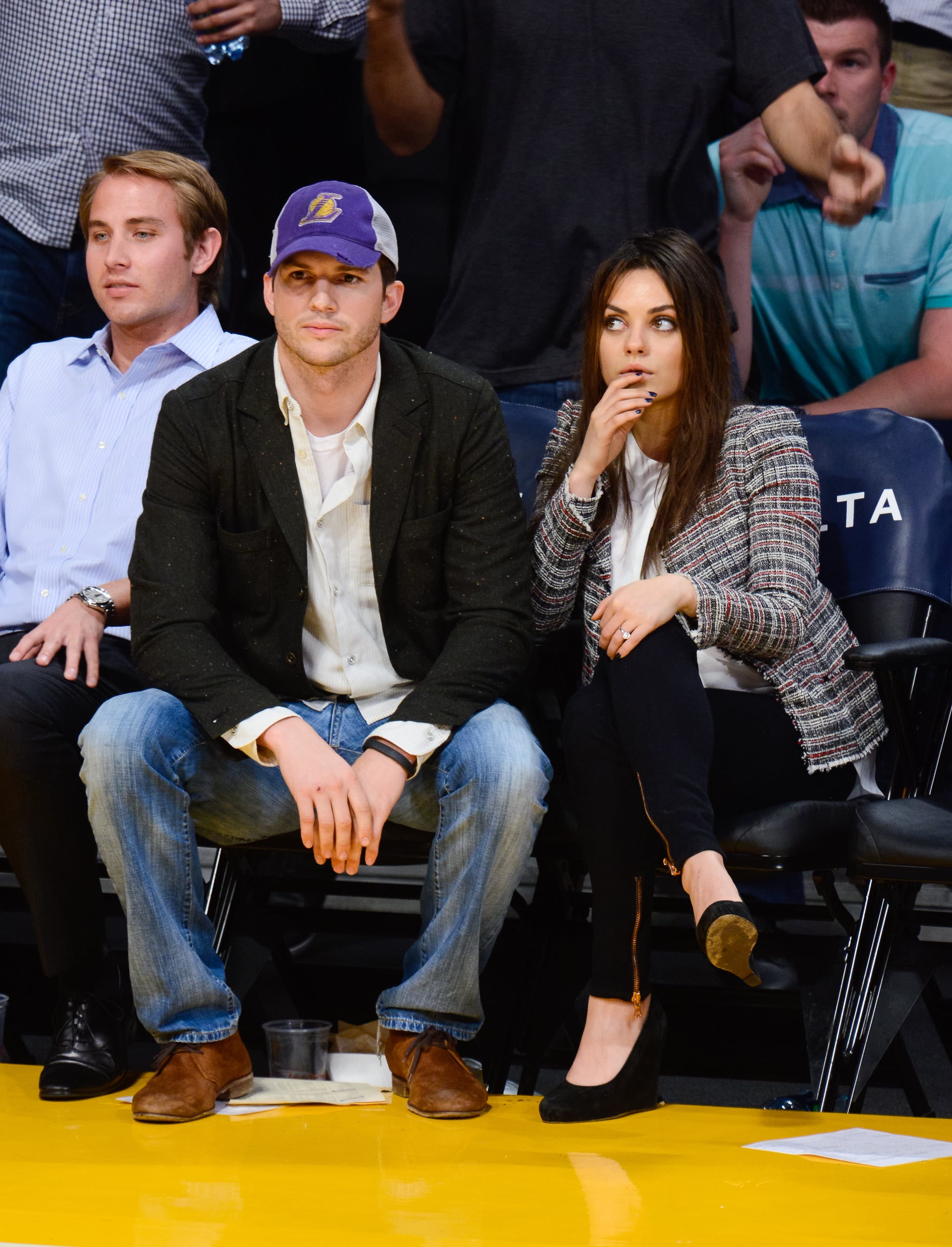 Celebrities Outfits At Basketball Games Popsugar Fashion