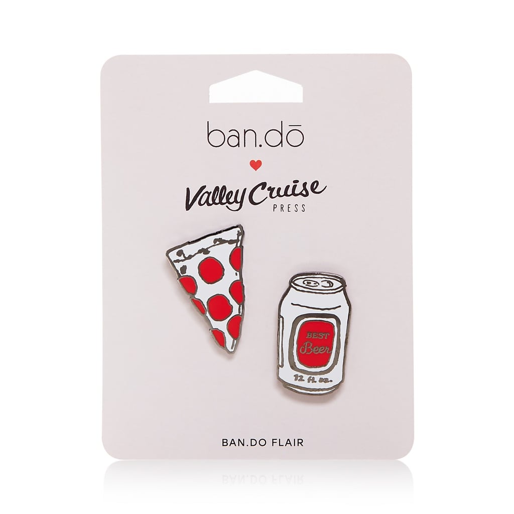 ban.do Flair Pin, Pizza and Beer ($16)