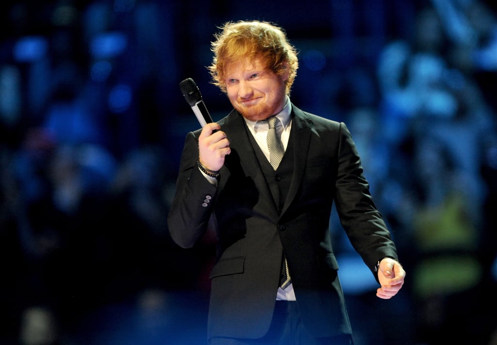 Ed Sheeran and Ruby Rose at the MTV EMAs 2015
