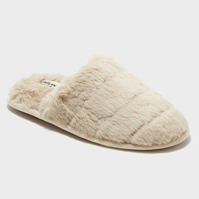 Kaila Faux Fur Scuff Slide Slippers