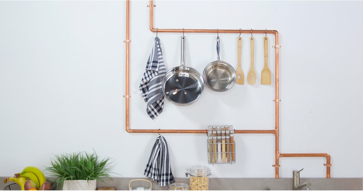 DIY Copper Pipe Kitchen Rack POPSUGAR Home