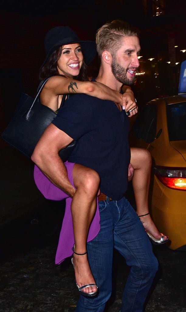 Shawn gave Kaitlyn a piggyback ride through the streets of NYC during their first week as a public couple.