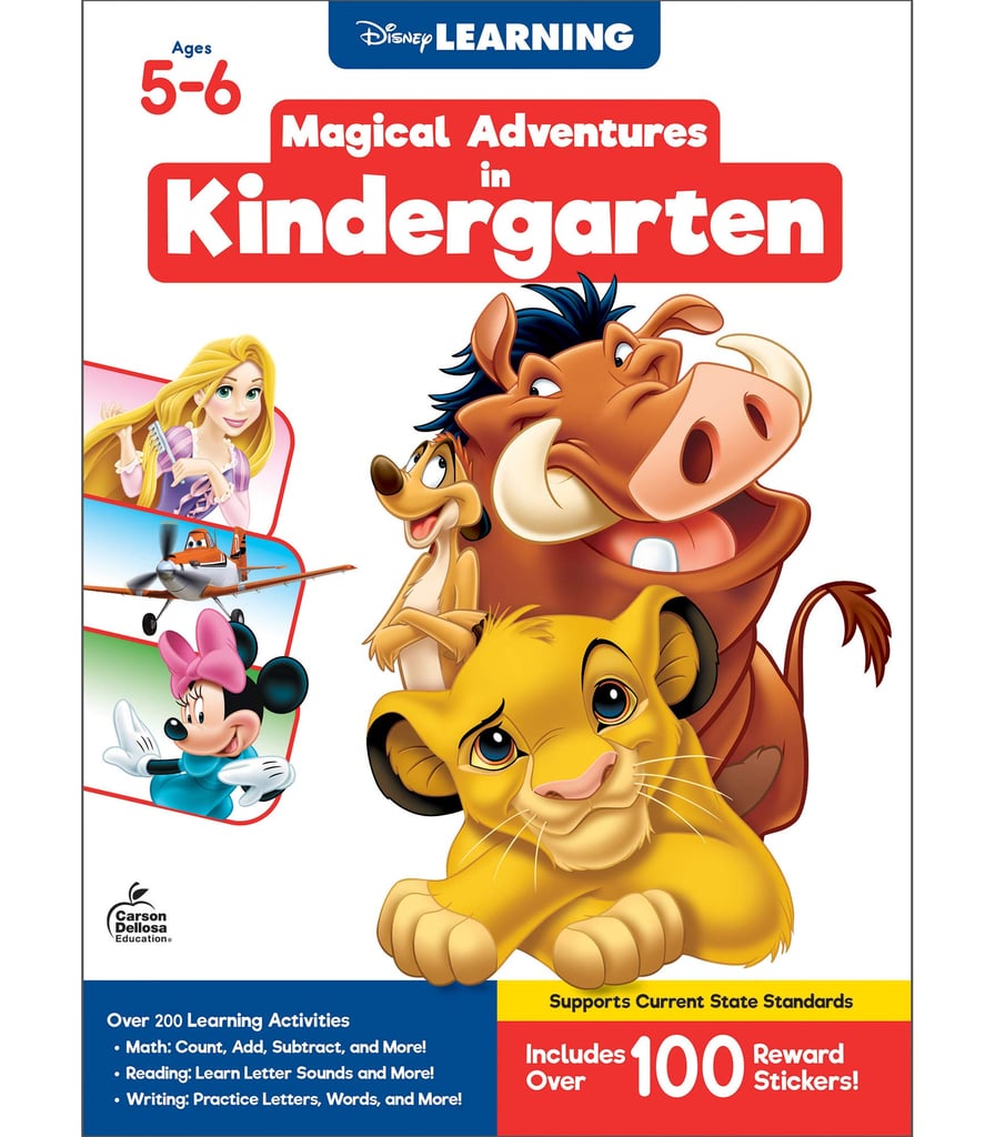 Disney Learning – Magical Adventures in Kindergarten, Math and Language Arts Workbook