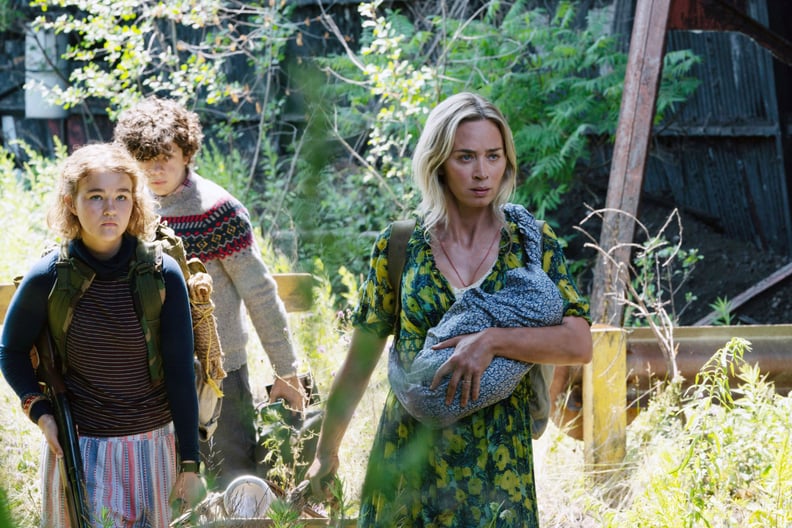 A QUIET PLACE PART II, (aka A QUIET PLACE PART 2), from left: Millicent Simmonds, Noah Jupe, Emily Blunt, 2020. ph: Jonny Cournoyer /  Paramount Pictures / courtesy Everett Collection