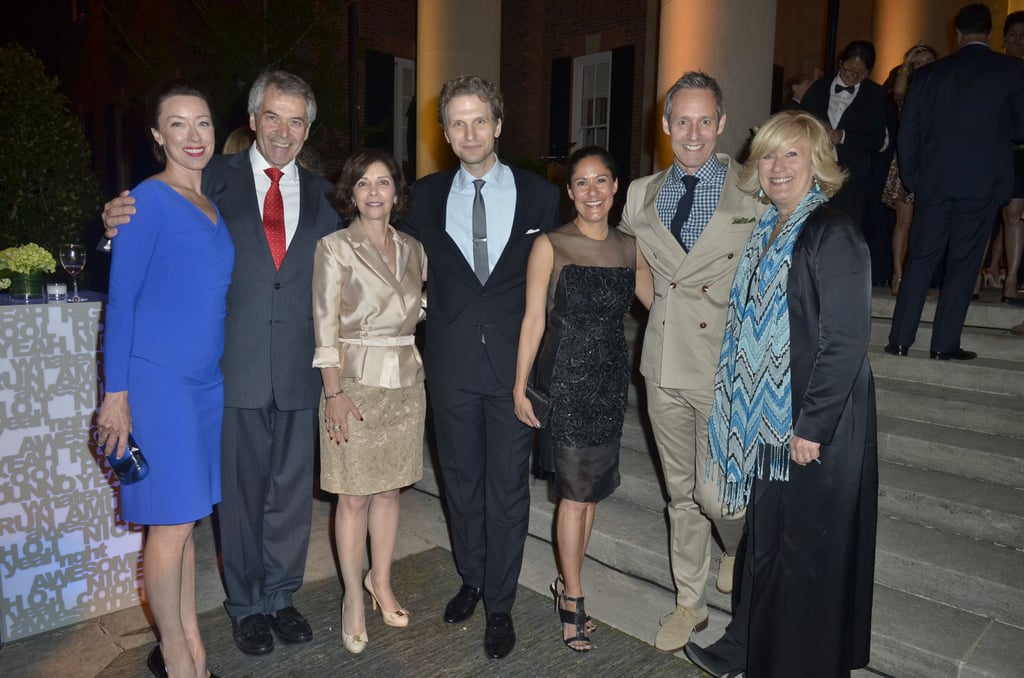 House of Cards actors Molly Parker, Sebastian Arcelus, Sakina Jaffrey, Michael Gill, and Jayne Atkinson met Ambassador Peter Westmacott and his wife, Susie Nemazee, at the Capitol File's party on Friday.